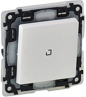 Переключатель с подсветкой без рамки Legrand Valena Life 1-кл. проходной IP44 белый картинка